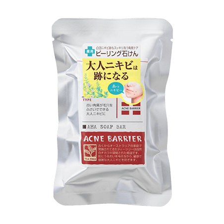 ACNE BARRIER（アクネバリア）｜薬用プロテクトＡＨＡソープバー